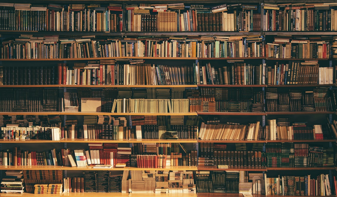 Bibliothek mit Fachliteratur zu Mediation und Beratung